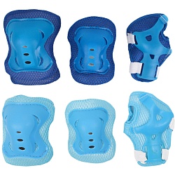 комплект защиты синий  (колени, локти, запястья) 