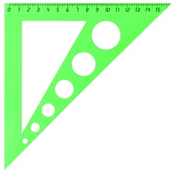 треугольник с окружностями 15см 45°  ассорти рб