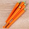 ручка гелевая синяя "darvish"  морковка