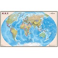 Карта мира полит. 1:20М лам (в картон. тубусе)