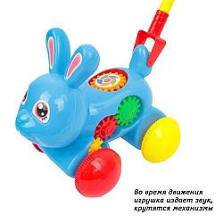 каталка "заяц". игрушка