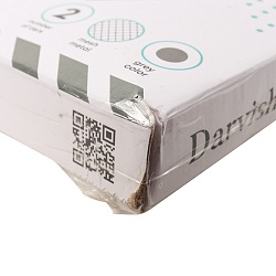 лоток горизонтальный металлический 2 секции серый (уценка)