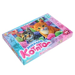 пазл  160 деталей  милые котята