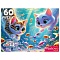 пазлы   60 элементов котята под водой