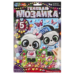 гелевая мозаика 17*23см панды
