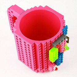 кружка-конструктор 400мл розовая