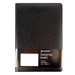 ежедневник а5 недатиров. 136л обложка кож.зам. ассорти