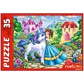 Пазлы   35 элементов Чудесные единороги №34