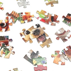 пазл   54 детали    весёлые собачки