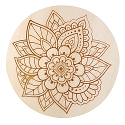 выжигание. доски для выжигания "узор" (круг 130 мм, конверт а5)