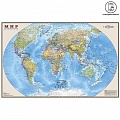 Карта мира полит. Интерактивная 1:35М (в картон. тубусе)