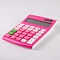 калькулятор настольный 12 разр. "darvish" 105*146*25мм  розовый