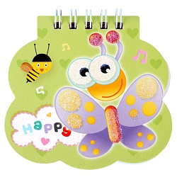 Блокнот A7  40л "Happy animals" на спирали