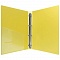 папка с 4-мя кольцами (35мм) "darvish" желтая толщина 0,7мм