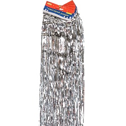 дождик на ёлку волшебство 1,5 м* 10 см, серебряный