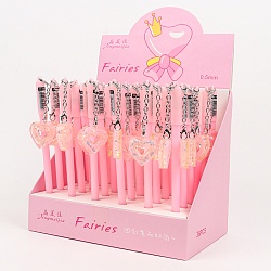 ручка шар. синяя  с брелоком "сердце"