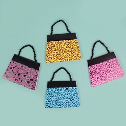 Блокнот-сумочка  8,5*12см 36 листов с леопардовым узором