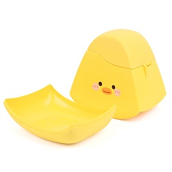 ёмкость для мусора настольная желтая