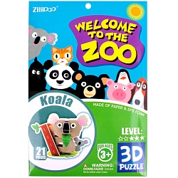 пазл 3d "zoo" koala.игрушка