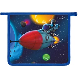 папка для тетрадей а5 на молнии "в космосе"