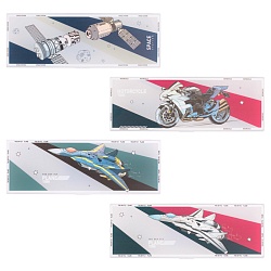 пенал пластиковый  прозрачный с рисунком