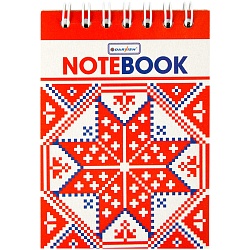 Блокнот  7*10см  60л  "Орнаменты" на гребне