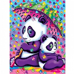 набор  для творчества "рисование по номерам" 40*30см  цветные панды