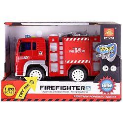 машинка пожарная 1:20 (со звуком и светом)