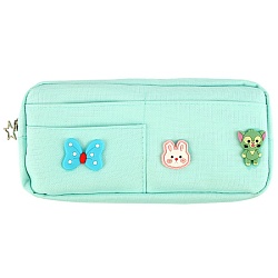 пенал со значками + три кармашка ассорти