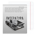 Тетрадь предметная  48л лин Литература "Самоцвет" твин-лак