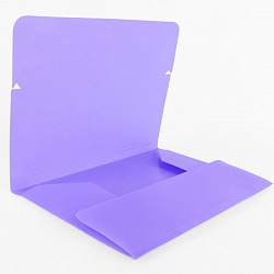 папка на резинке а4  ice фиолетовая