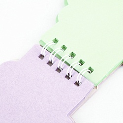 Блокнот А7 на спирали "Цветочек" ассорти