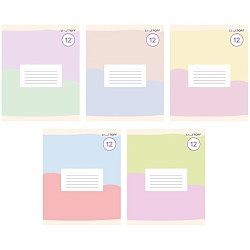 тетрадь  12л линейка цв. обл "моя тетрадь"  выб. лак (без слова тетрадь)