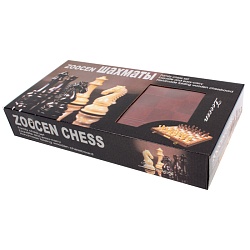 настольная игра "шахматы" кожаная коробка