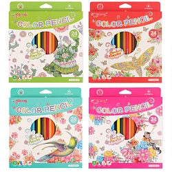 карандаши 24цв ароматизированные трёхгранный корпус