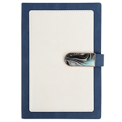 ежедневник а5 недатиров. 100л обложка кож.зам. на магнитной застёжке синий
