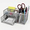 органайзер настольный металлический 8 отделений серый