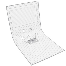 папка-регистратор  а4 7,5 см серая