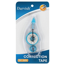 корректирующая лента в роллере "darvish" 5мм*6м в блистере