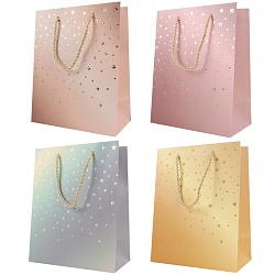 пакет подарочный 18*23*10см  "звездочки"