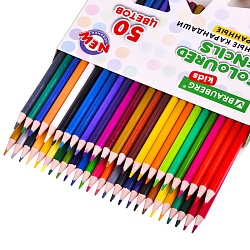 карандаши 50цв brauberg корпус трехгранный