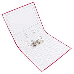 папка-регистратор  а4 5 см красная с мет. окантовкой