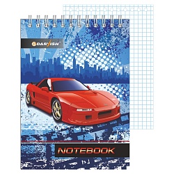 Блокнот 10*14см  60л  "Машины" на гребне