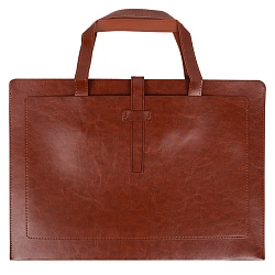 сумка деловая 2 отделения коричневая