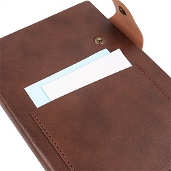 ежедневник а5 недатиров.  96л обложка кож.зам. коричневая