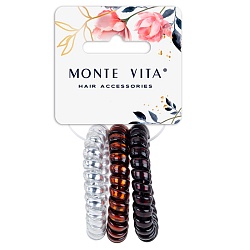 резинки для волос  в наборе 3шт (пружинки)