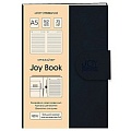 Ежедневник-органайзер  недатированный  А5 152л JoyBook.Чёрный обл. съёмная иск.кожа 