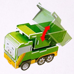 пазл 3d "car series" lk-8867 (66 элементов)