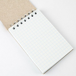 Блокнот  7*10см  60л  "Совушки" на гребне