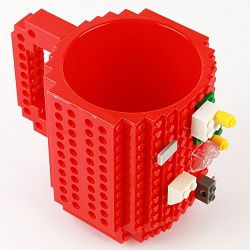 кружка-конструктор 400мл красная